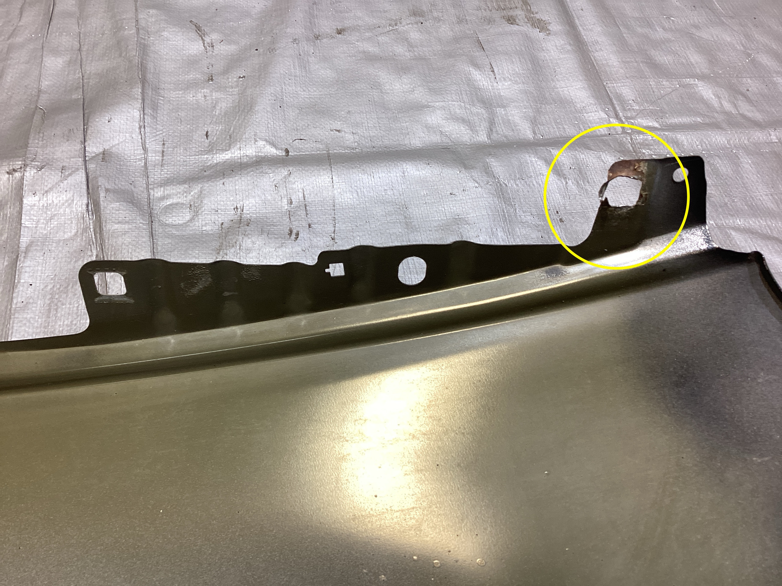 2012-2017 Fiat 500 Abarth Driver Side Fender Panel / OEM / Nero Puro / Straight Black F5018 - Image 19