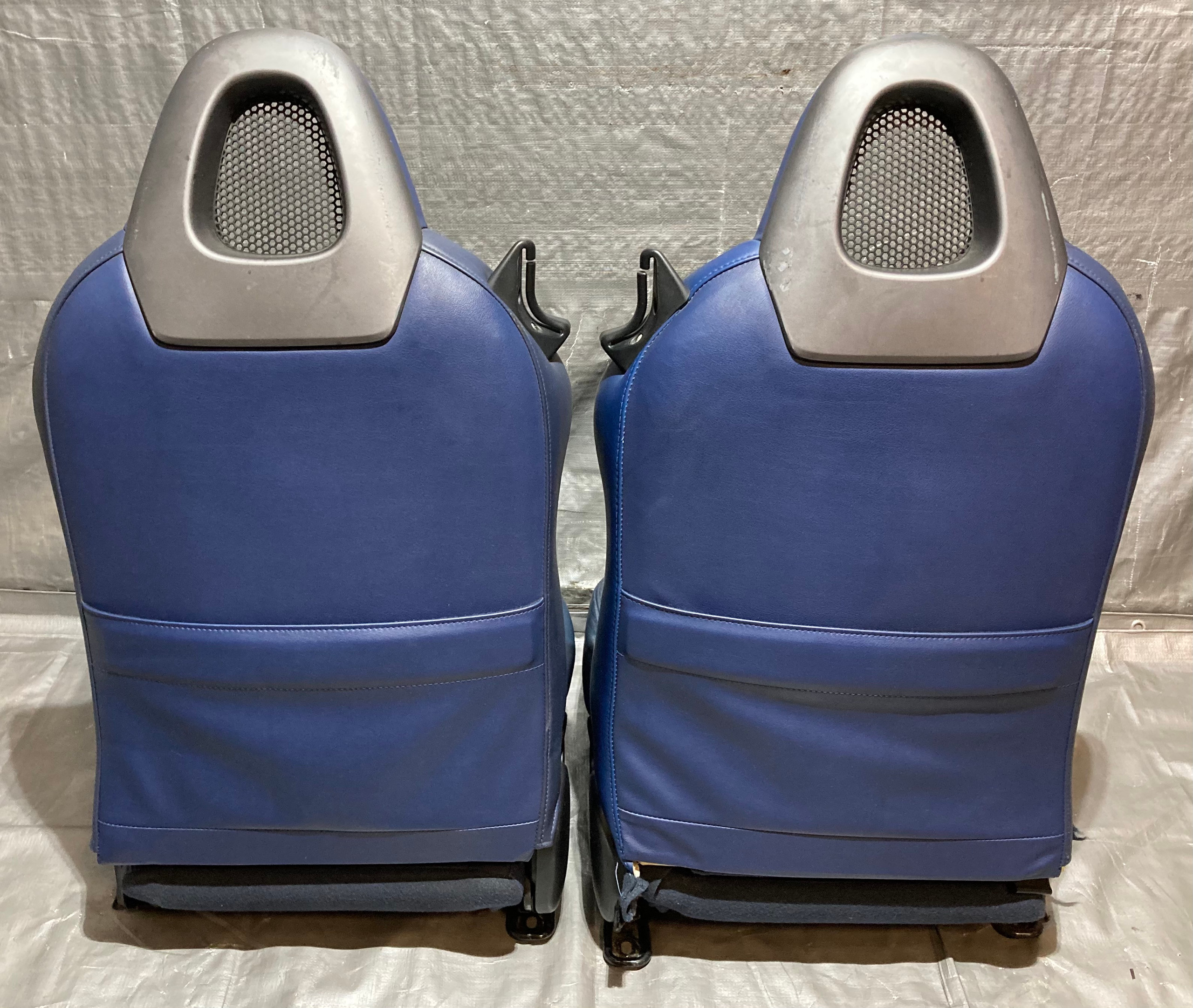 2000-2005 Honda S2000 OEM Blue Leather Seats / Pair *DAMAGE* / HS005 - Image 27