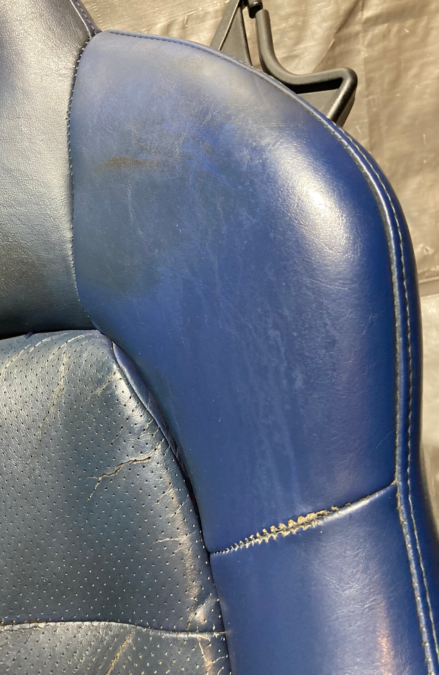 2000-2005 Honda S2000 OEM Blue Leather Seats / Pair *DAMAGE* / HS005 - Image 19