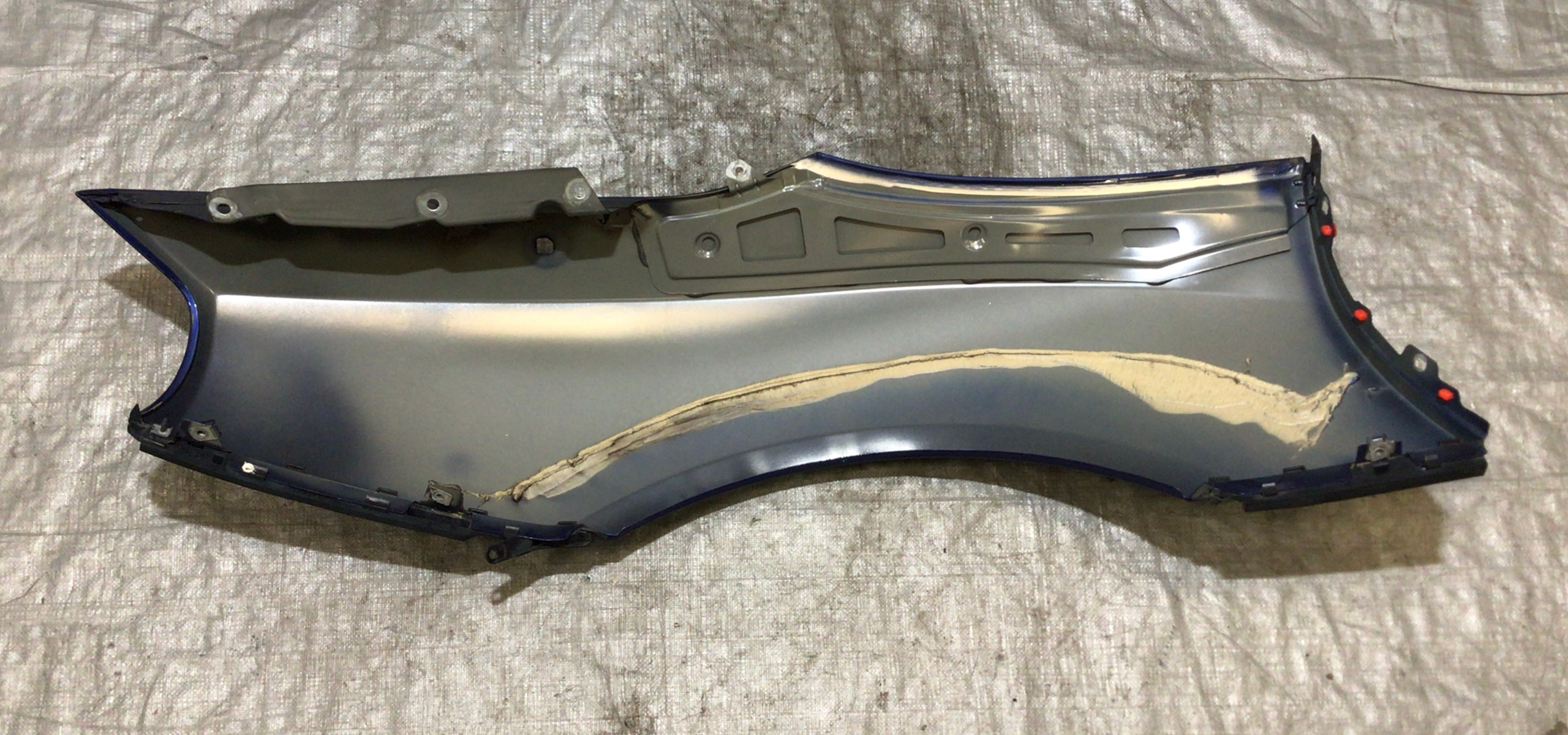 2003-2008 BMW Z4 Driver Rear Quarter Panel / Fender / Montego Blue / Z4039 - Image 5