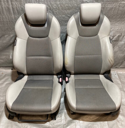 2013-2014 Hyundai Genesis Coupe 2.0 Premium Gray Leather Front Seats / Pair /   HG029