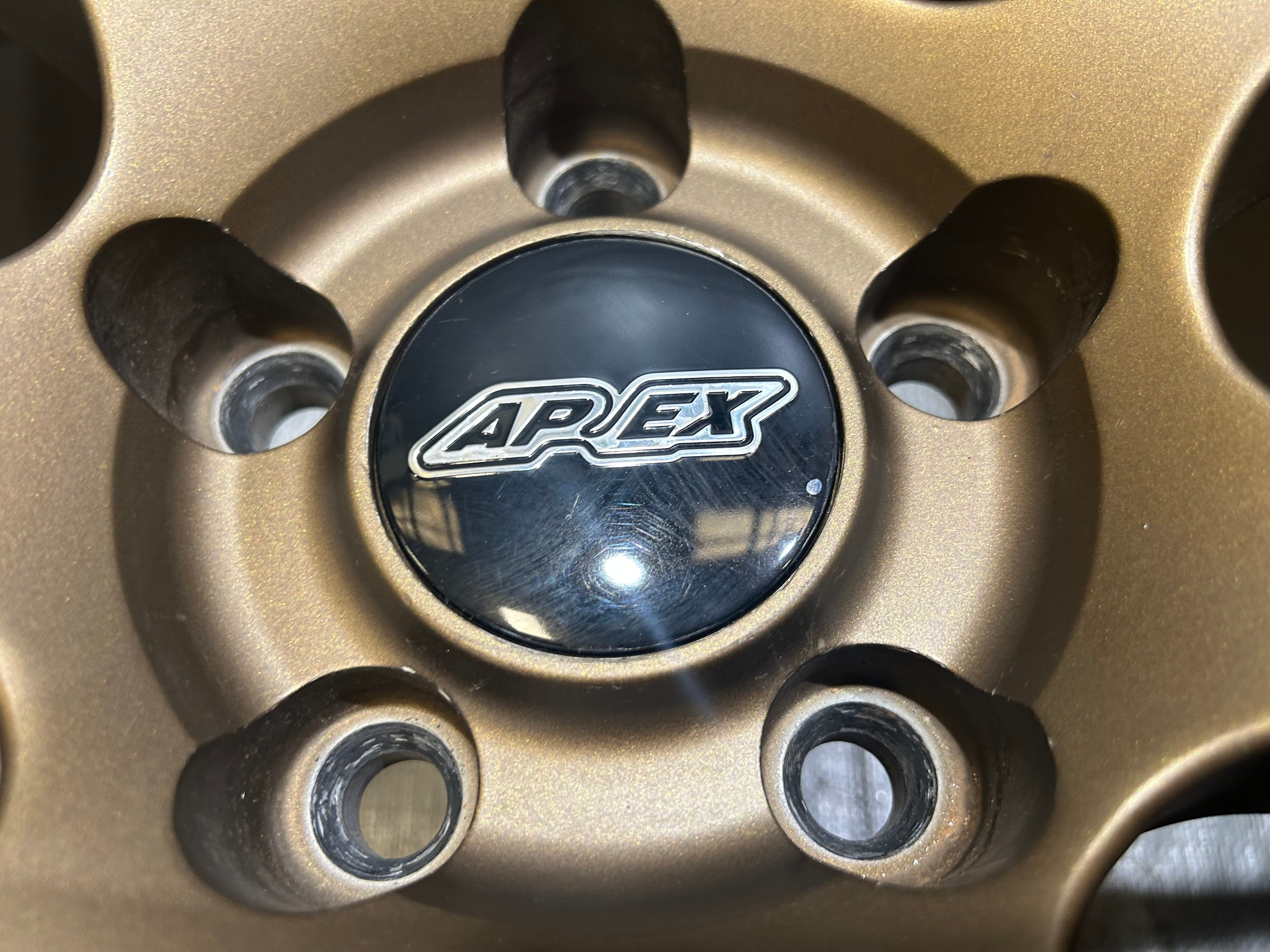 Single 18x9" APEX EC-7 Wheel Rim w/ Michelin Tire / 5x120mm / B2005 - Image 12