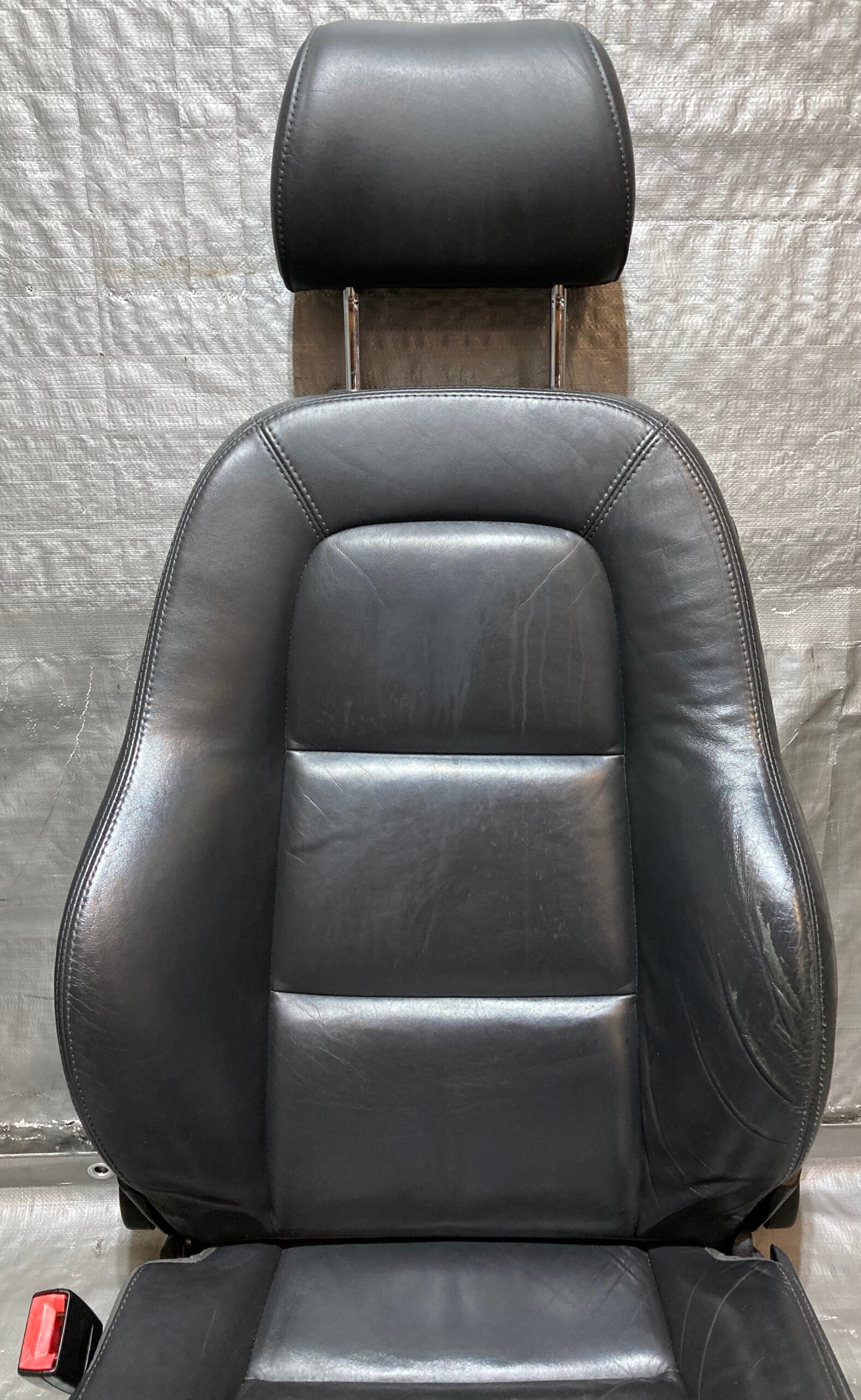 2001-2006 Audi TT Convertible Black Leather Seats / Pair / T1029 - Image 7