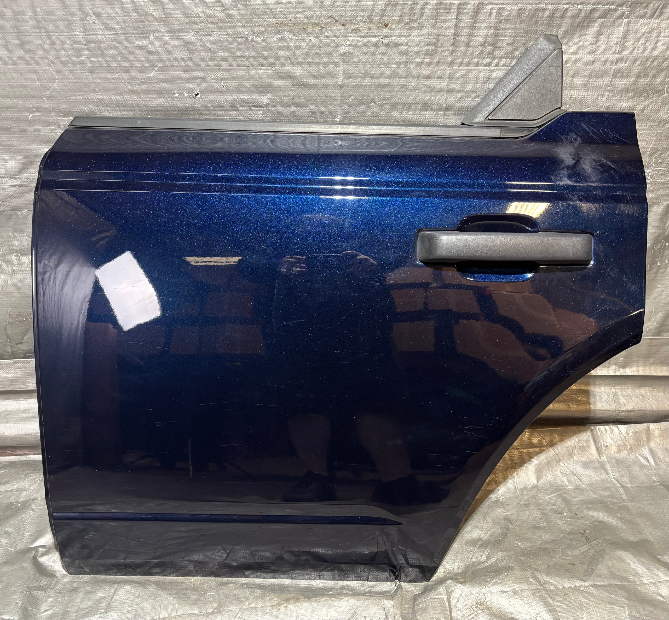 2021-2024 Ford Bronco 4DR Driver Rear Door Assembly / Antimatter Blue Metallic BR005 - Image 3