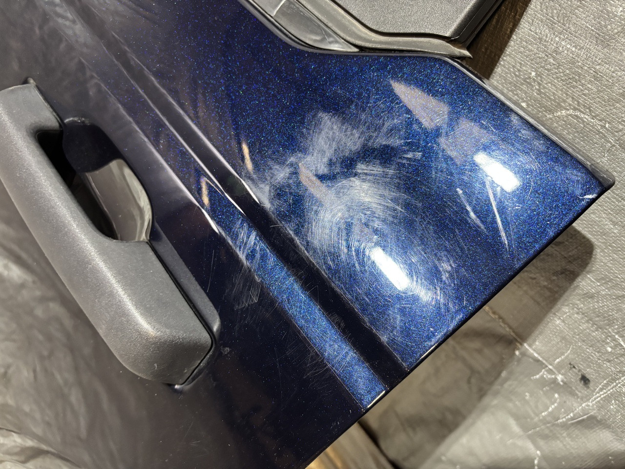 2021-2024 Ford Bronco 4DR Driver Rear Door Assembly / Antimatter Blue Metallic BR005 - Image 10