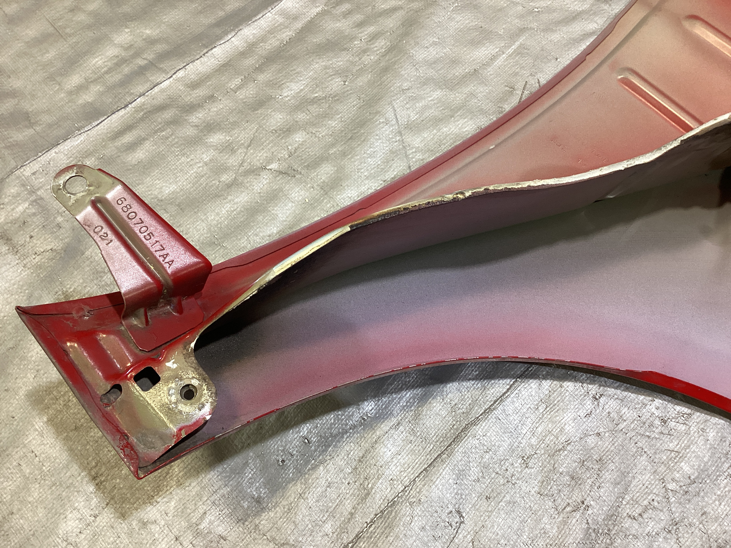 2012-2017 Fiat 500 Abarth Driver Side Fender Panel / OEM F5022 - Image 14
