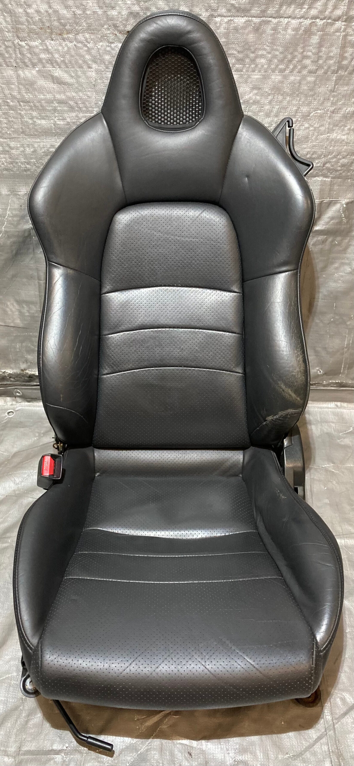 2000-2005 Honda S2000 OEM Black Leather Seats / Pair / HS006 - Image 3