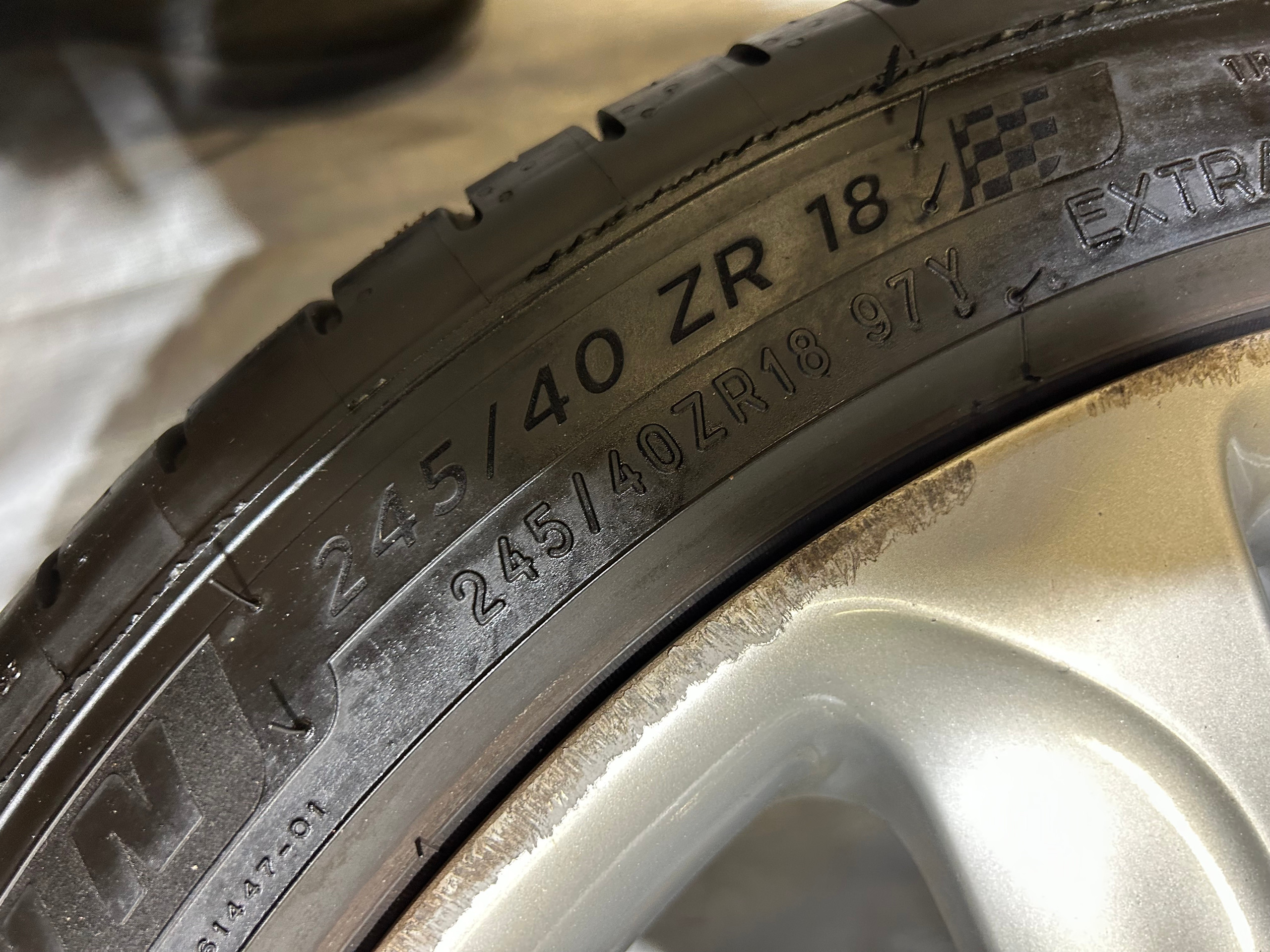 2008-2015 Audi TT MK2 18x9" OEM Wheels Rims w/ Tires / Set of 4 / T2014 - Image 33