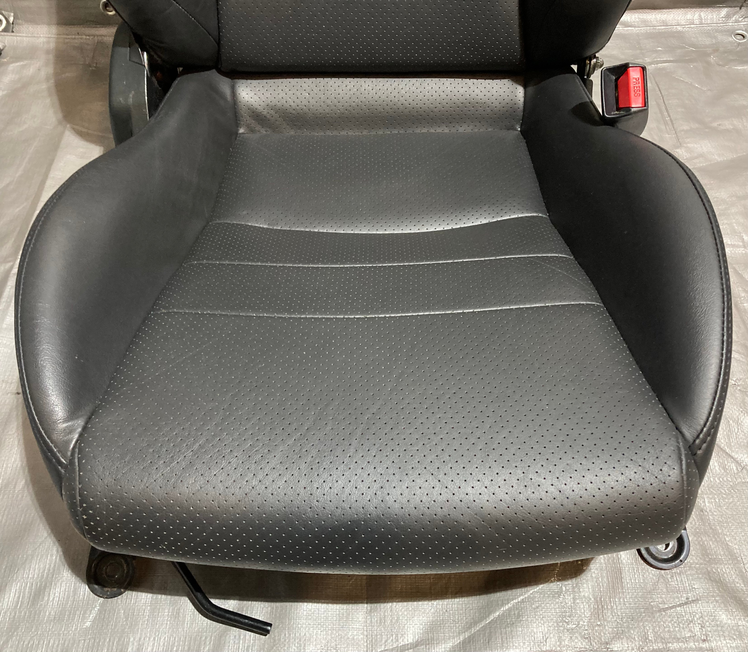 2000-2005 Honda S2000 OEM Black Leather Seats / Pair / HS006 - Image 5