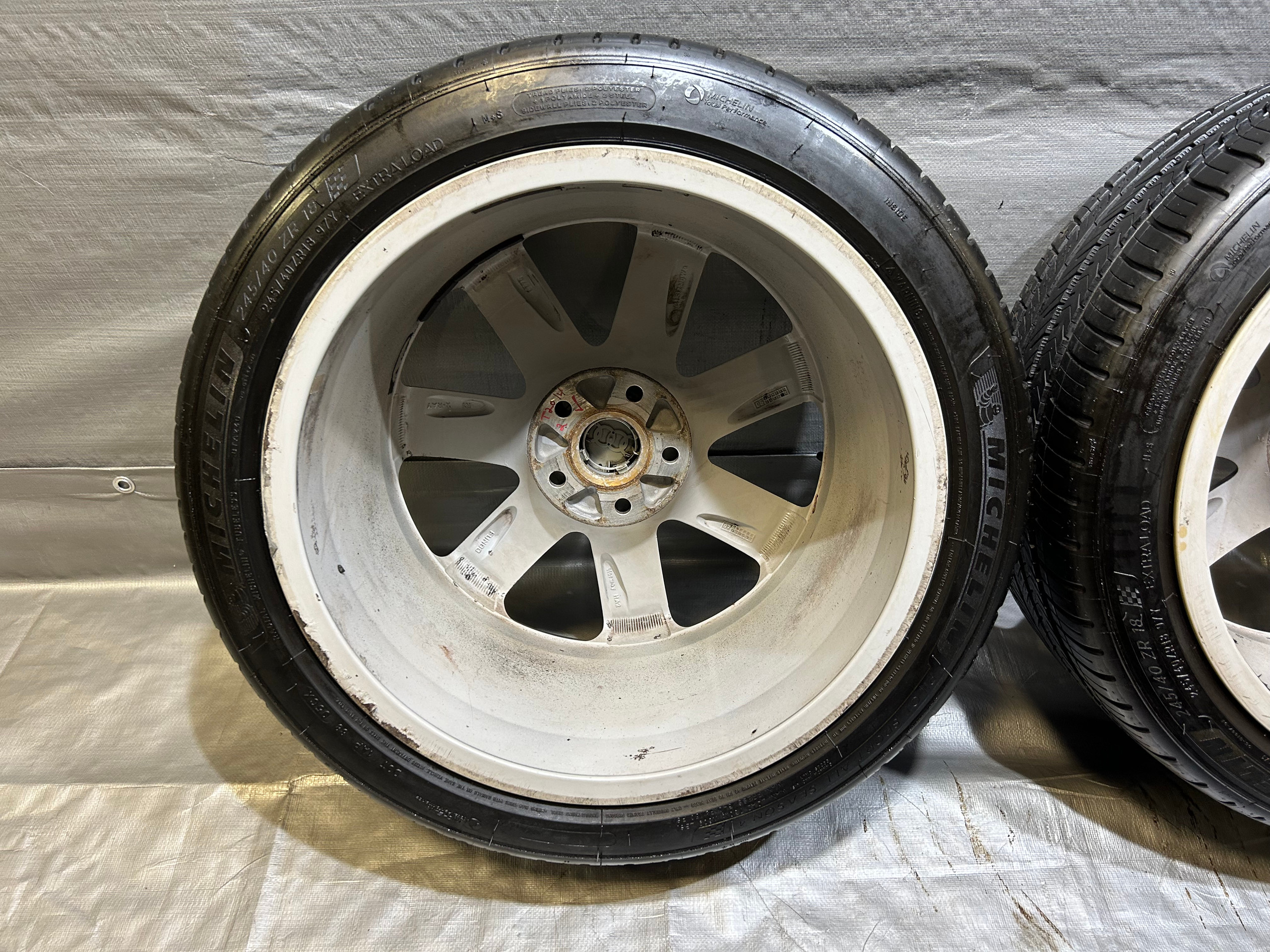 2008-2015 Audi TT MK2 18x9" OEM Wheels Rims w/ Tires / Set of 4 / T2014 - Image 40