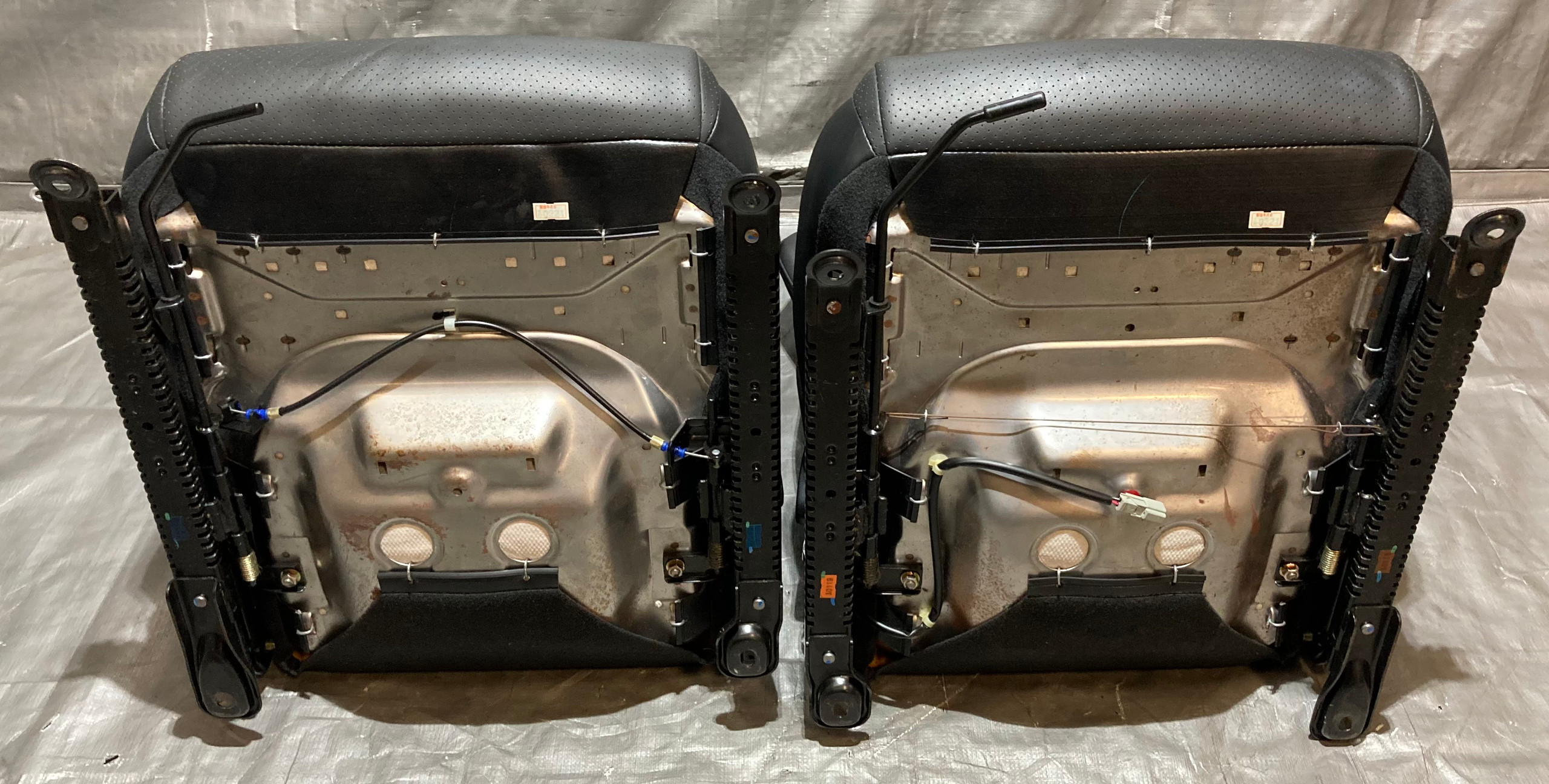 2000-2005 Honda S2000 OEM Black Leather Seats / Pair / HS006 - Image 10