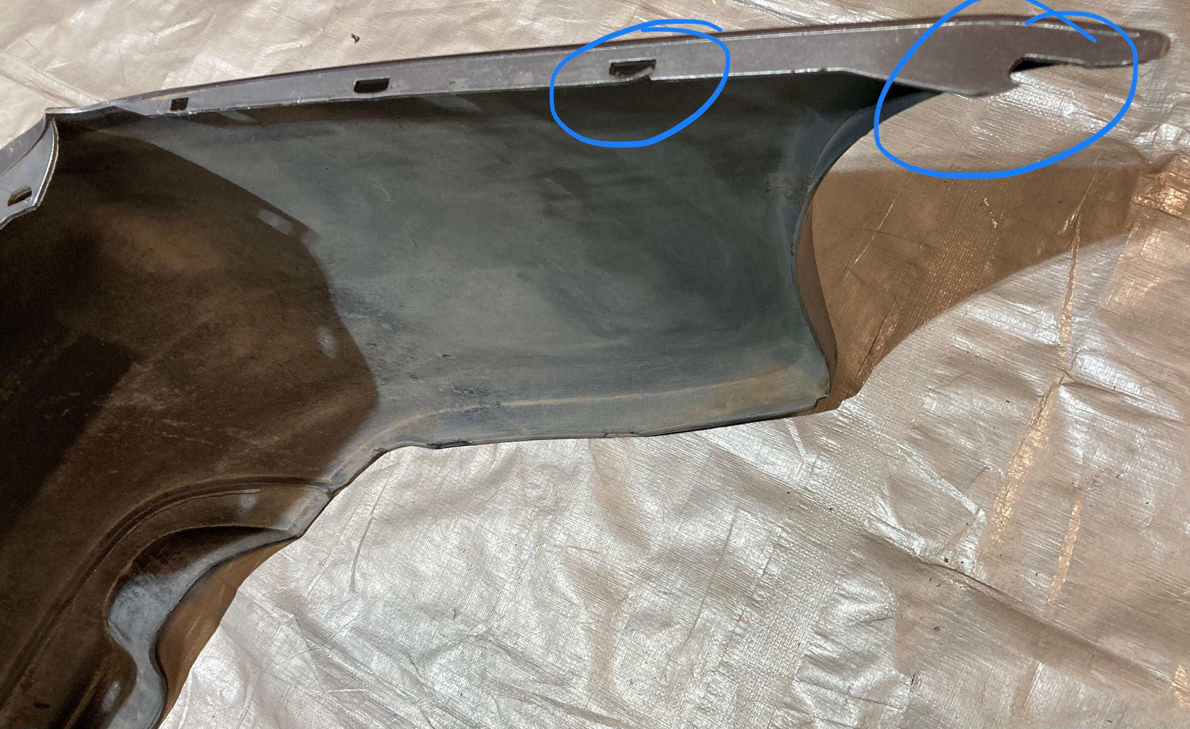 2000-2003 Honda S2000 AP1 OEM Rear Bumper Cover / Silverstone Metallic HS004 - Image 4