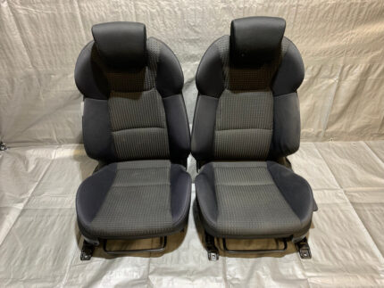 2010-2012 Hyundai Genesis Coupe Black Cloth Front Seats / Pair / HG020