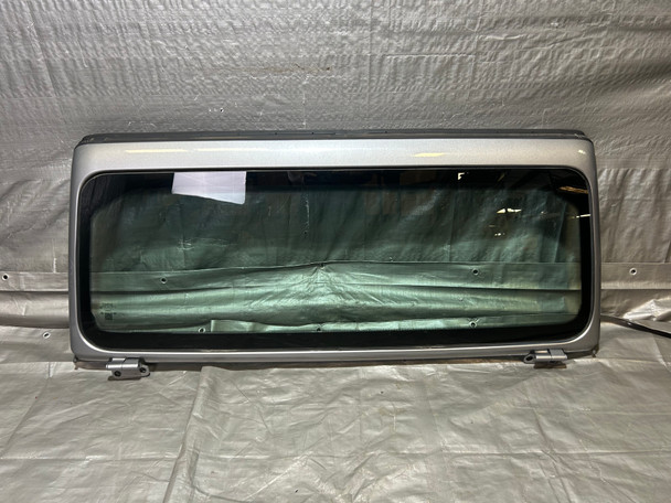 2018-2021 Jeep Wrangler JL Windshield Panel w/ Frame / Billet Silver Metallic *DAMAGE* JL012