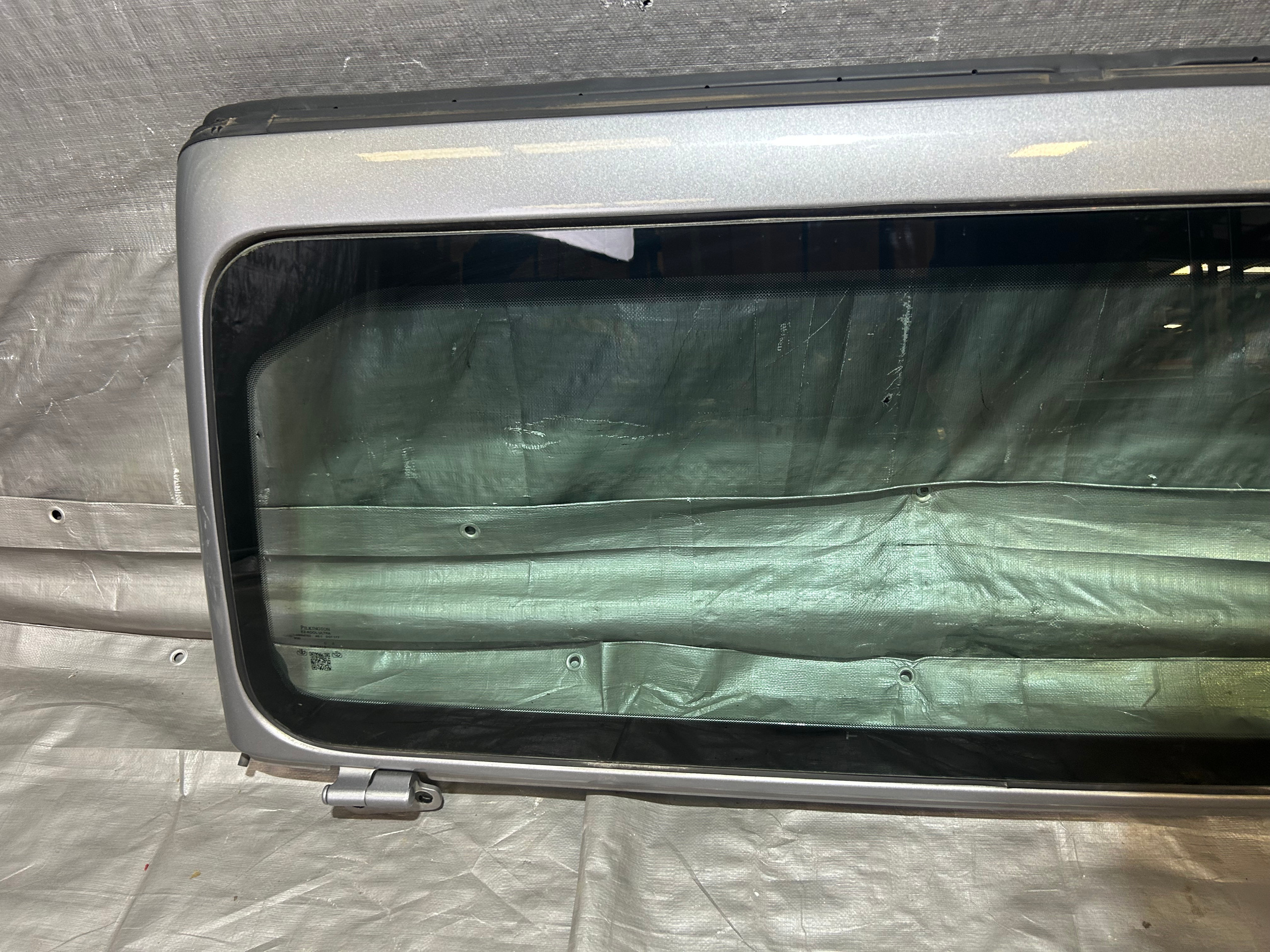 2018-2021 Jeep Wrangler JL Windshield Panel w/ Frame / Billet Silver Metallic *DAMAGE* JL012 - Image 11
