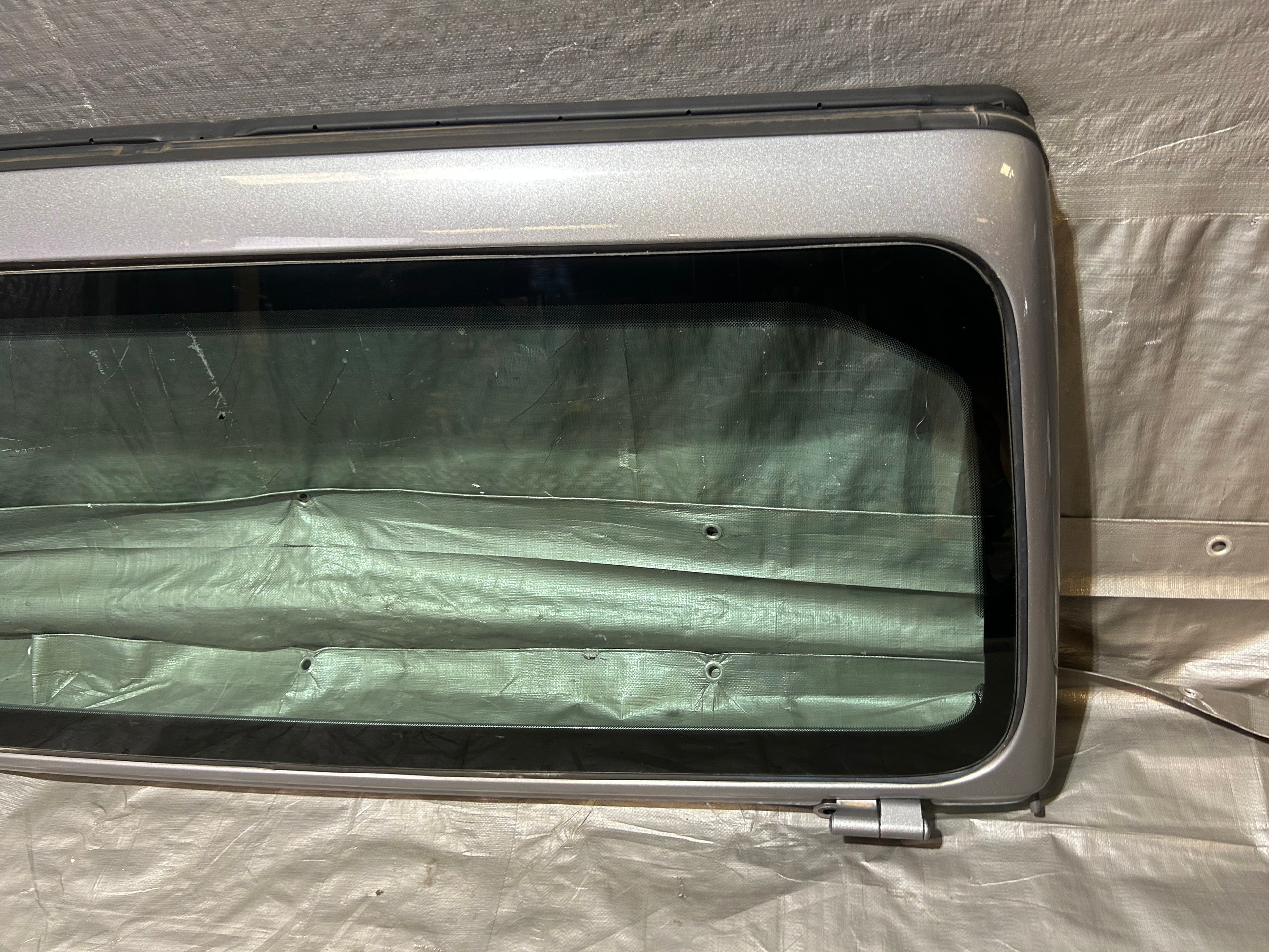 2018-2021 Jeep Wrangler JL Windshield Panel w/ Frame / Billet Silver Metallic *DAMAGE* JL012 - Image 13