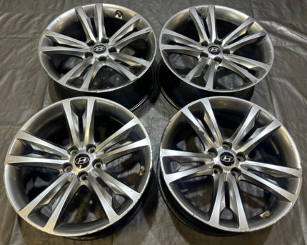 2009-2012 Hyundai Genesis Coupe Track 19" Wheels Rims / Set of 4 / DAMAGE / HG024