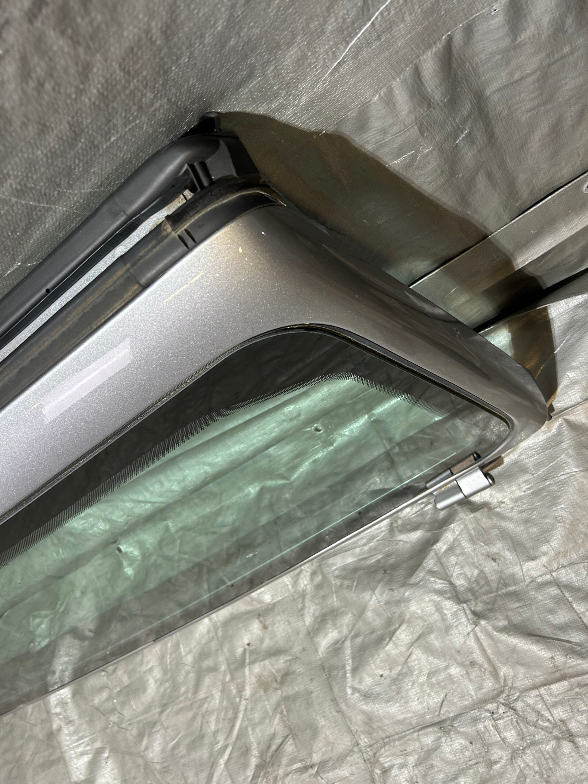 2018-2021 Jeep Wrangler JL Windshield Panel w/ Frame / Billet Silver Metallic *DAMAGE* JL012 - Image 18
