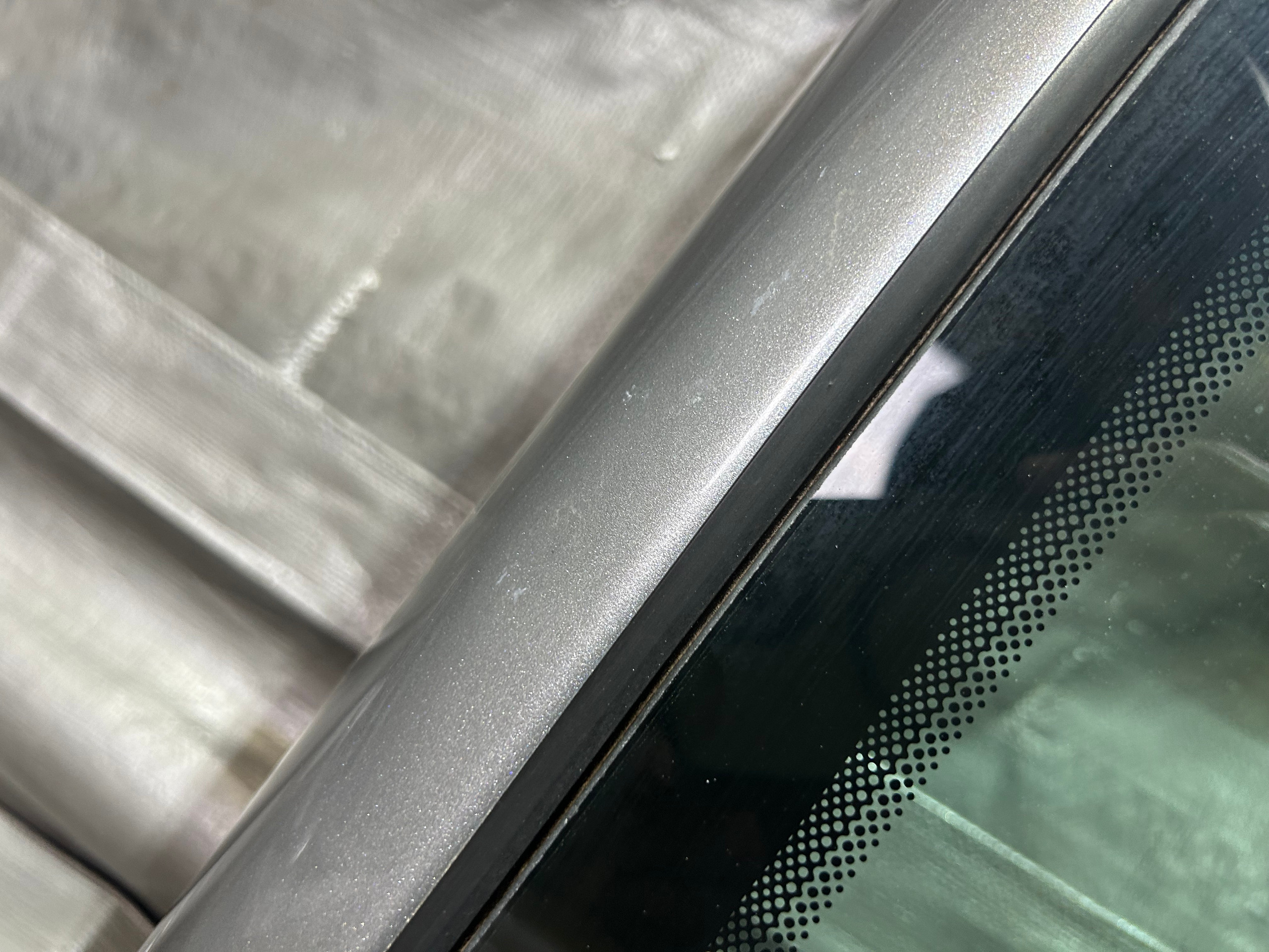 2018-2021 Jeep Wrangler JL Windshield Panel w/ Frame / Billet Silver Metallic *DAMAGE* JL012 - Image 10