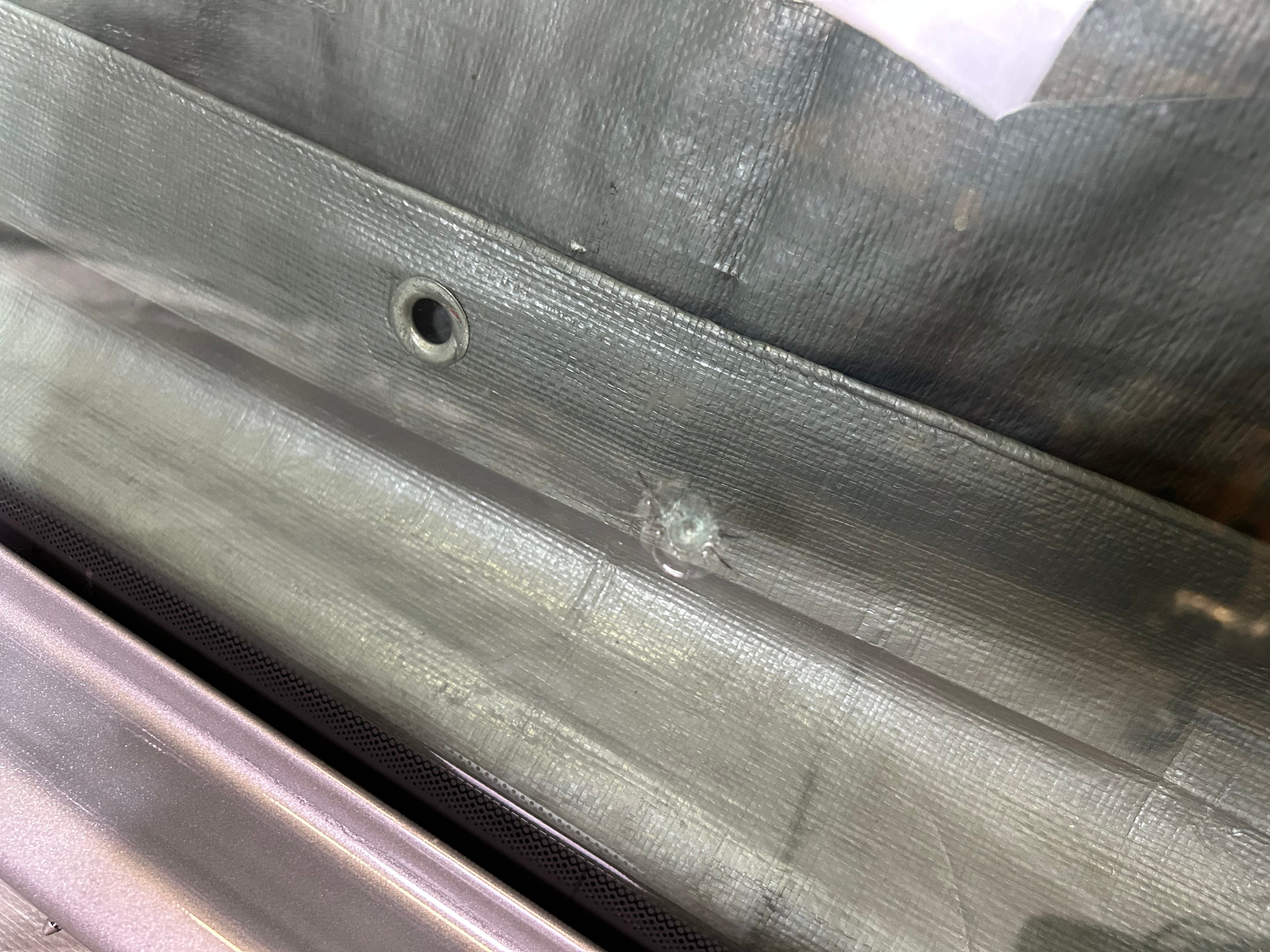 2018-2021 Jeep Wrangler JL Windshield Panel w/ Frame / Billet Silver Metallic *DAMAGE* JL012 - Image 16