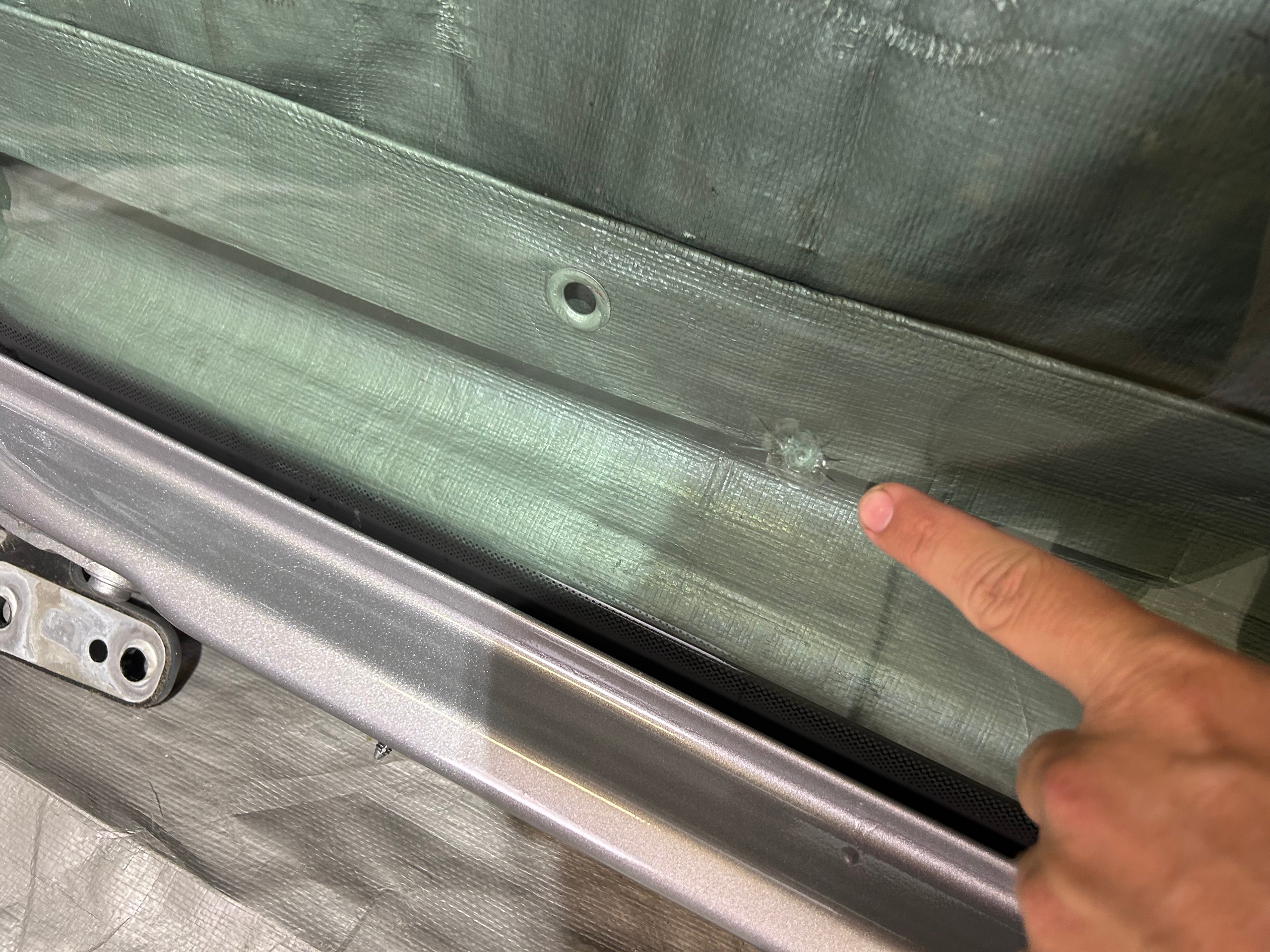 2018-2021 Jeep Wrangler JL Windshield Panel w/ Frame / Billet Silver Metallic *DAMAGE* JL012 - Image 17