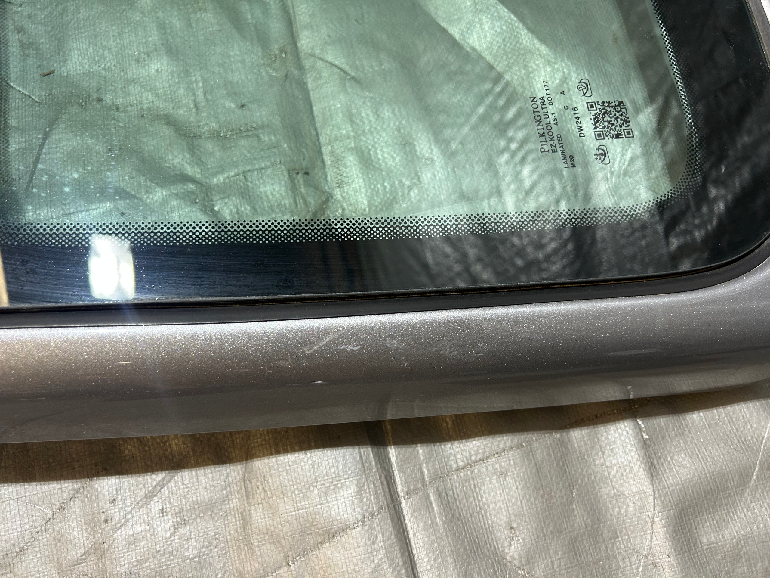 2018-2021 Jeep Wrangler JL Windshield Panel w/ Frame / Billet Silver Metallic *DAMAGE* JL012 - Image 15