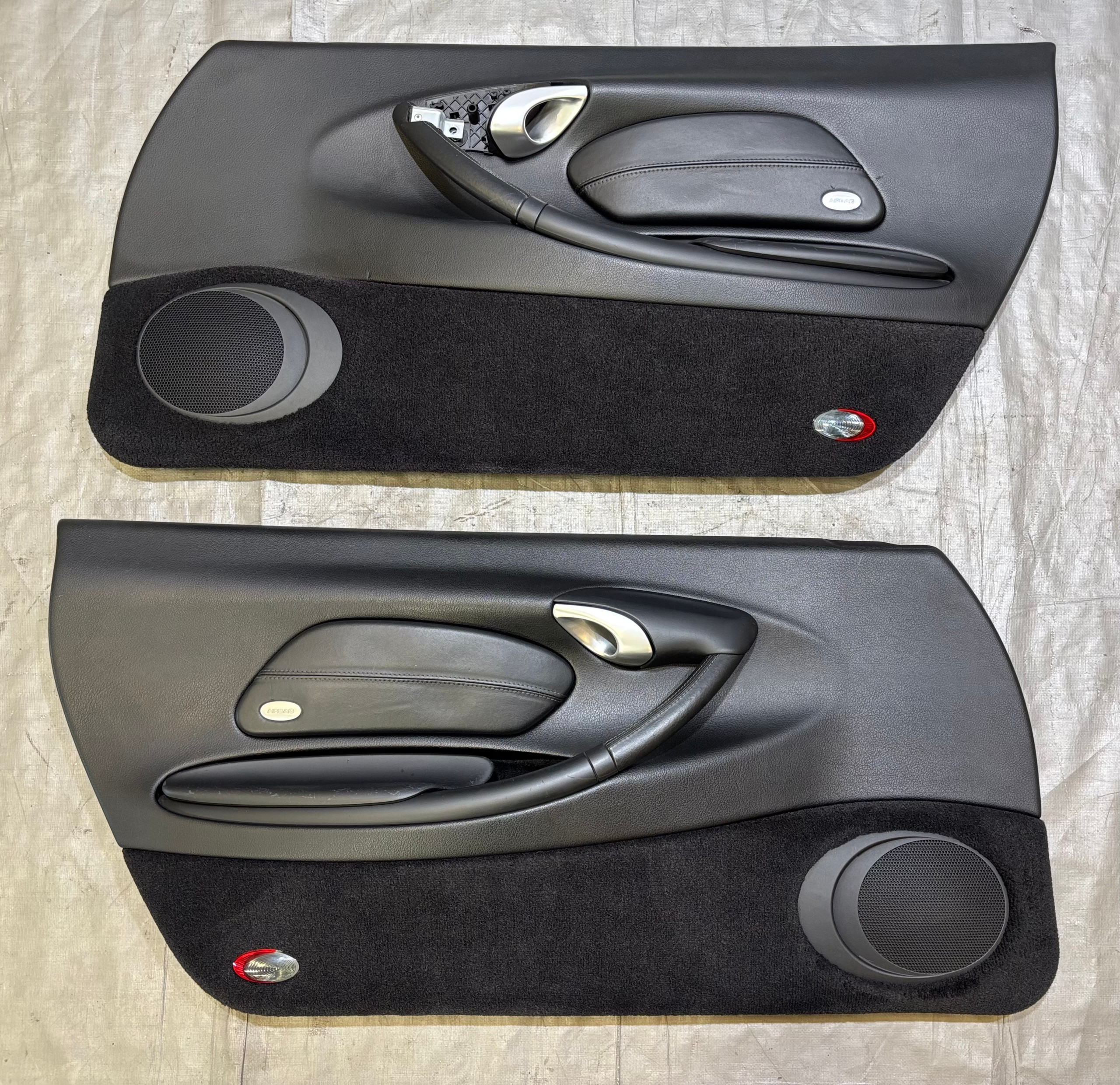 1999-2004 Porsche 986 Boxster Interior Door Panels / Black / Pair / BX069 - Image 2