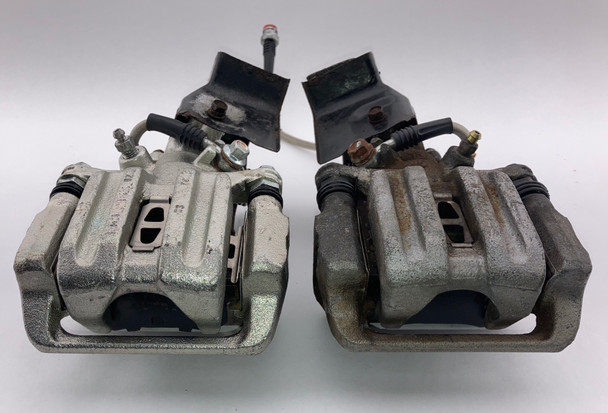 2000-2009 Honda S2000 OEM Rear Brake Calipers w/ Stainless Hoses / Pair / 115K HS007