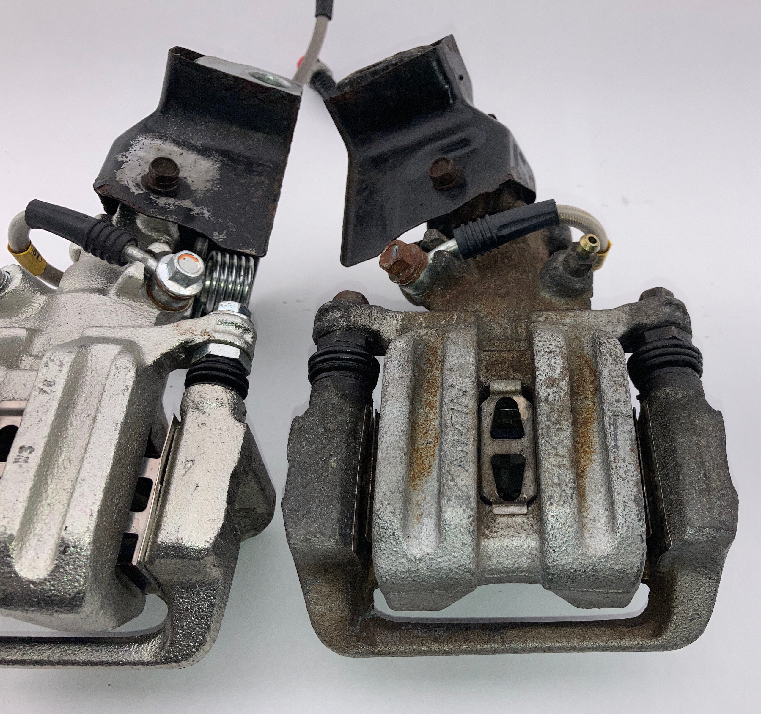2000-2009 Honda S2000 OEM Rear Brake Calipers w/ Stainless Hoses / Pair / 115K HS007 - Image 4