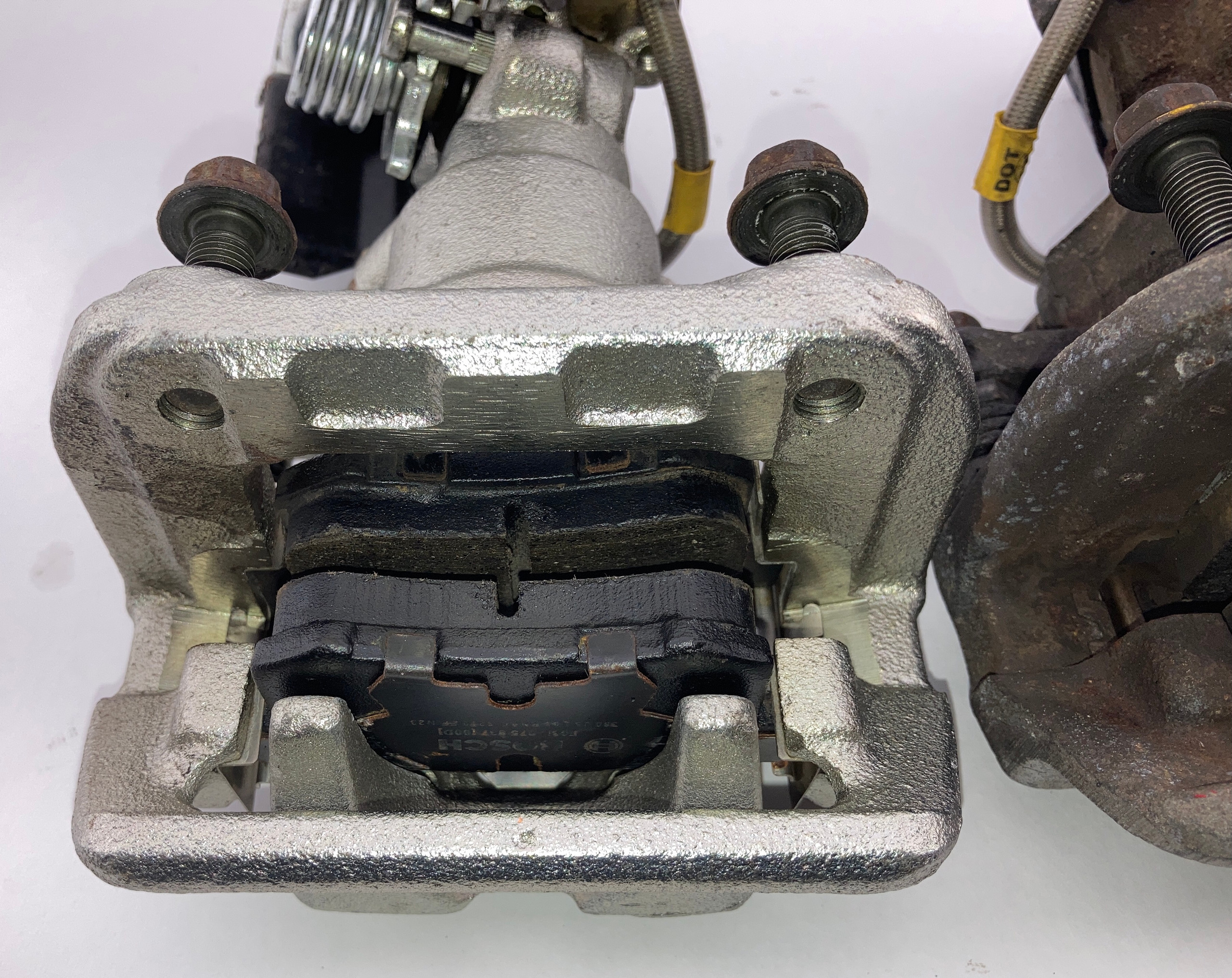 2000-2009 Honda S2000 OEM Rear Brake Calipers w/ Stainless Hoses / Pair / 115K HS007 - Image 9