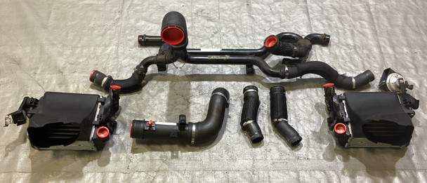 2012-2017 Fiat 500 Abarth OEM Intercoolers w/ Piping Set / F5020