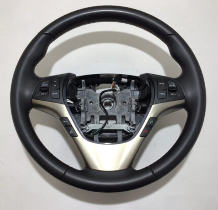 2013-2016 Hyundai Genesis Coupe Black Leather Steering Wheel / Manual / HG021
