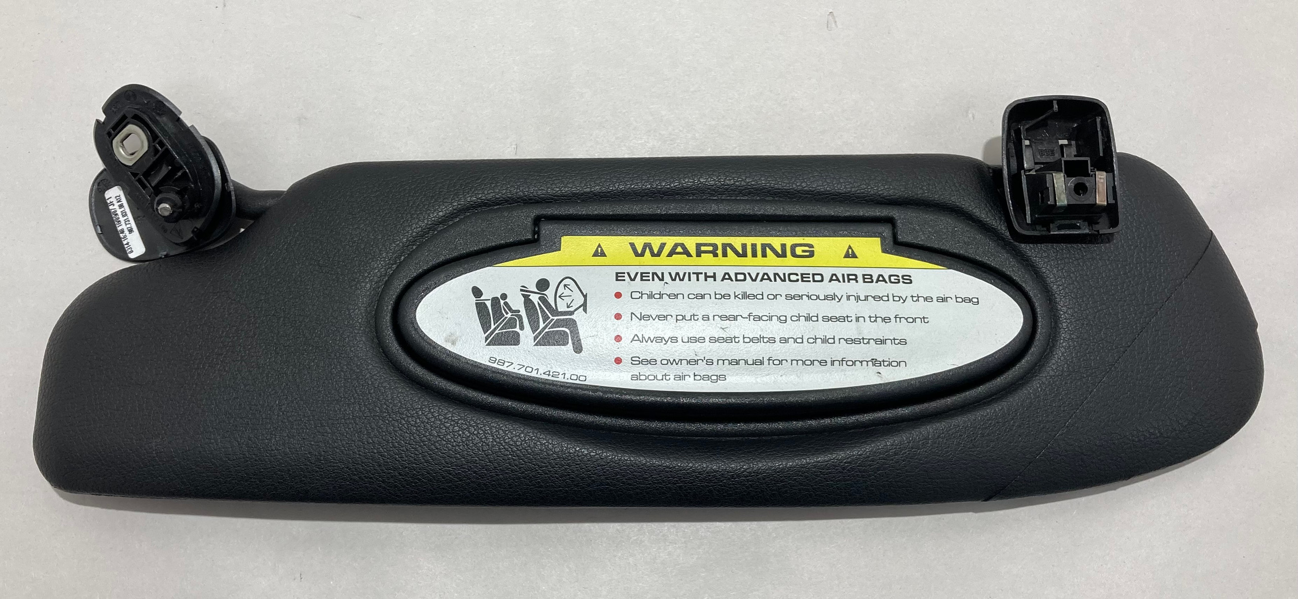 2006-2012 Porsche 987 Cayman Driver Sun Visor / Black / BC023 - Image 5