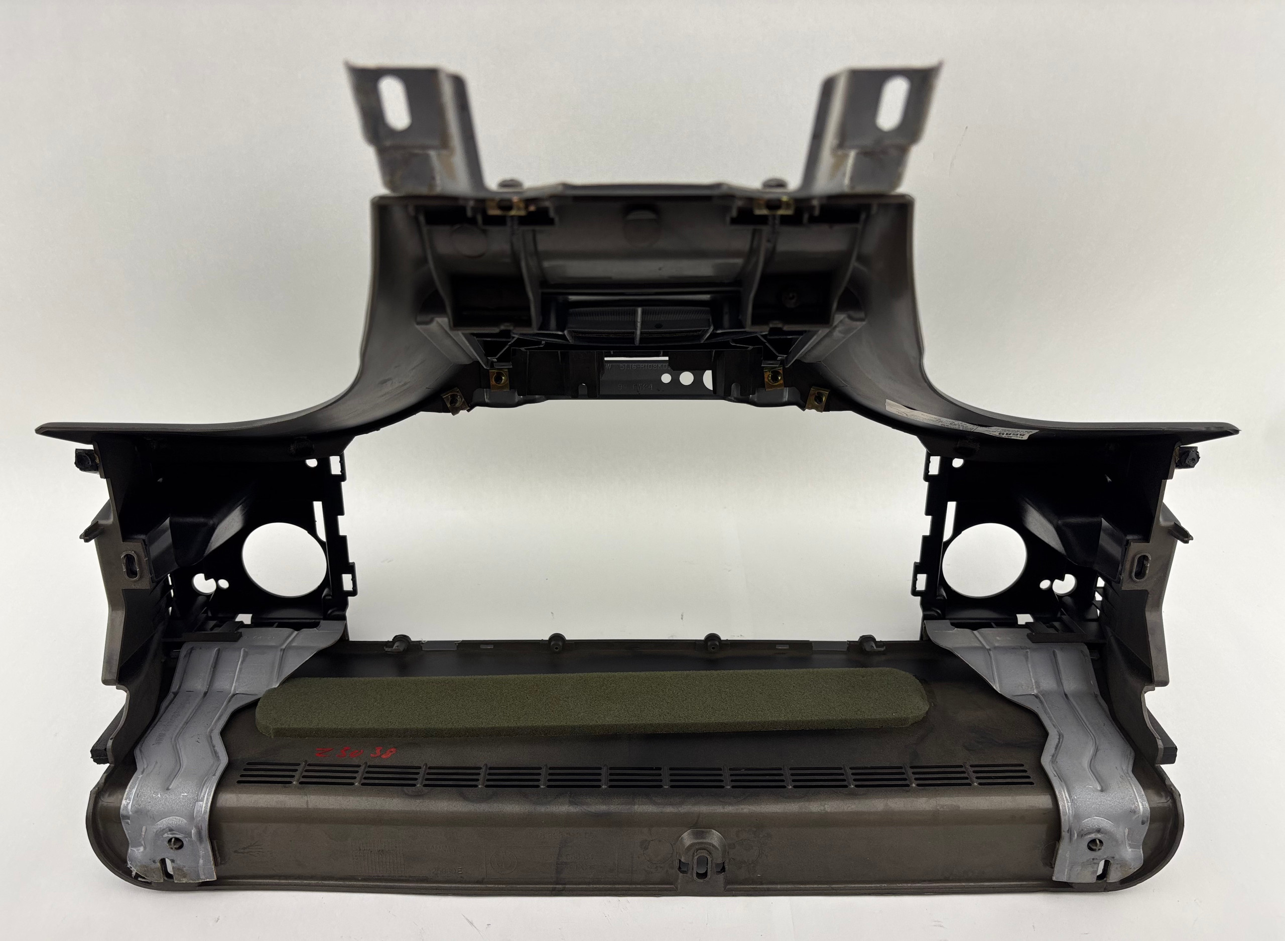 1999-2002 BMW Z3 Roadster Rear Console Subwoofer Housing / Black / DAMAGE / Z3038 - Image 12
