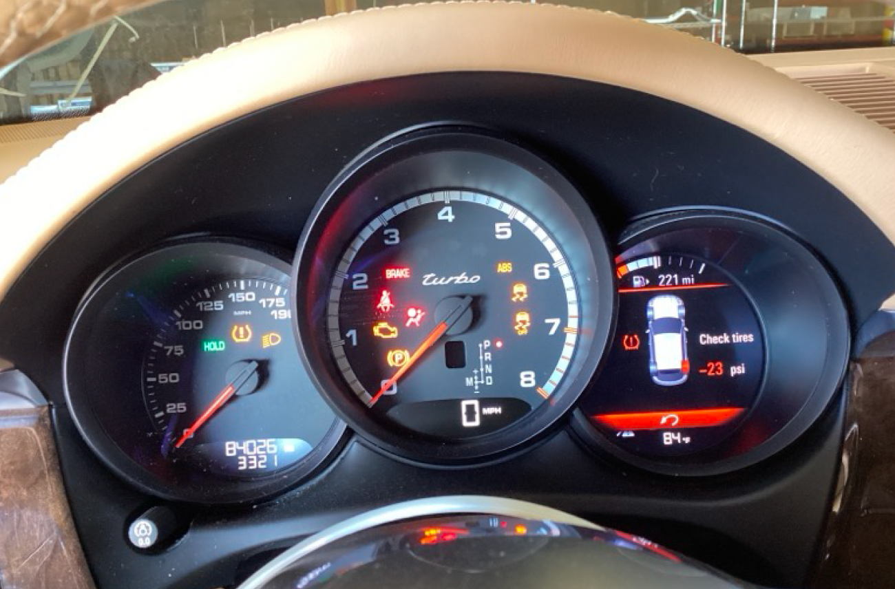 2015-2016 Porsche Macan Turbo Instrument Gauge Cluster / 95B920902AE6N3 - Image 6
